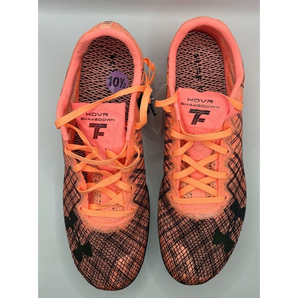 Under Armour HOVR Shakedown Track Shoes Orange W/Spikes Men’s 10.5/Women’s 12 main image 12